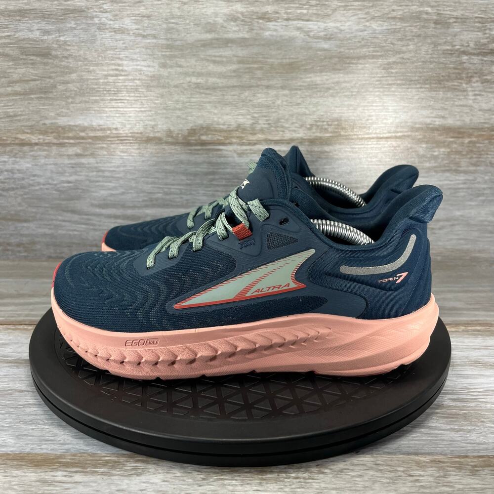 Altra Women's Torin 7 Blue Pink Athletic Running Shoes Size 6.5